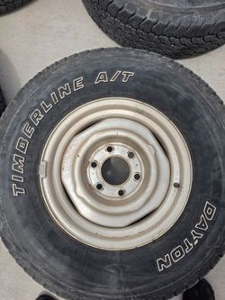Chevy six lug steel wheels