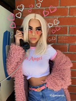 TrendyWigs Platinum Blonde Midlength lace front