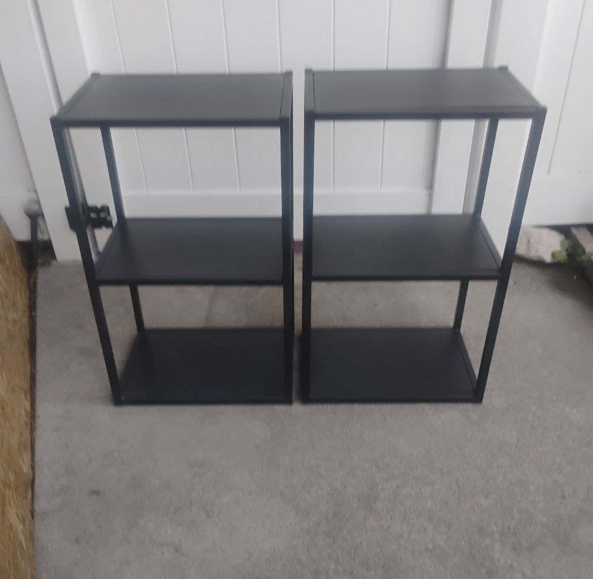 Storage Shelves Excellent Condition 18” W X 30” T X 12” D Set of Two