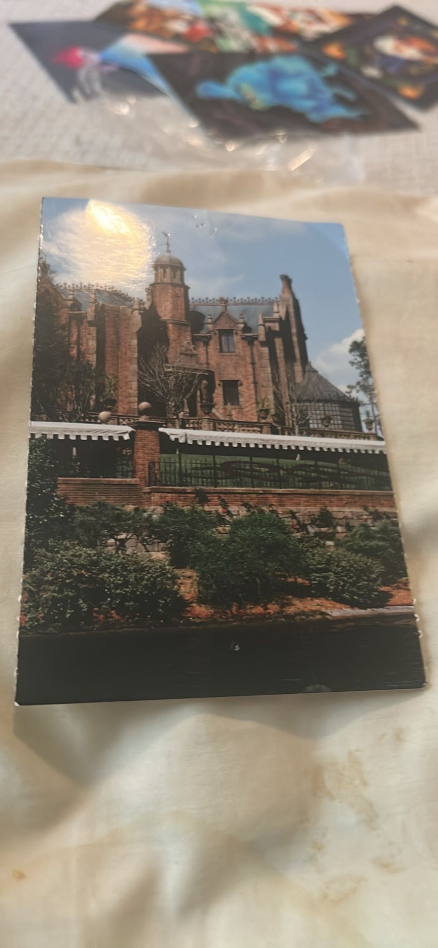 Haunted Mansion Building Postcard