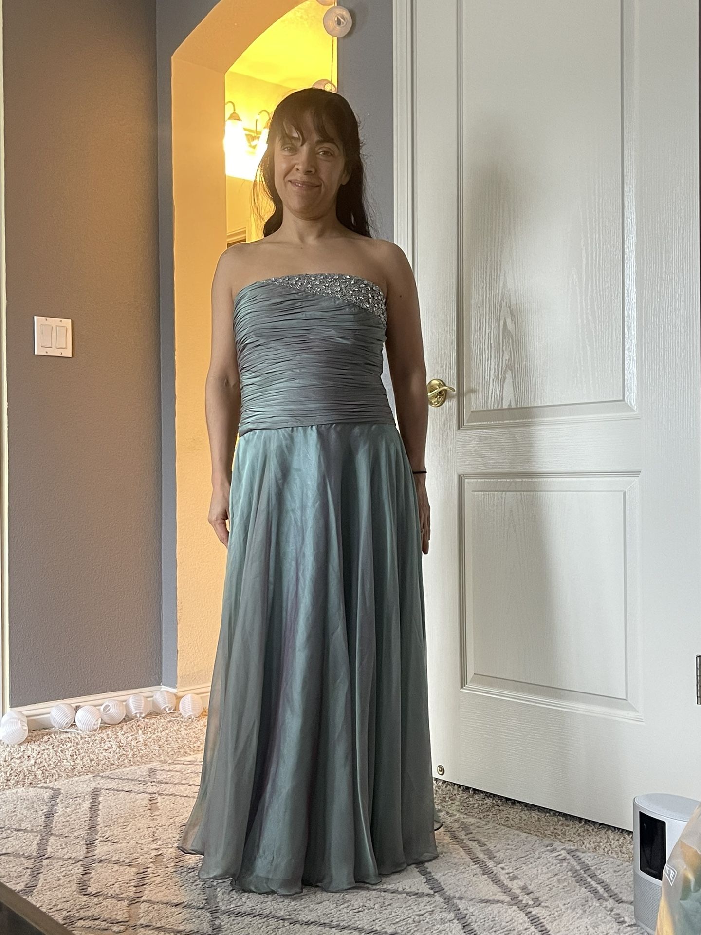 Long Blue Dress 