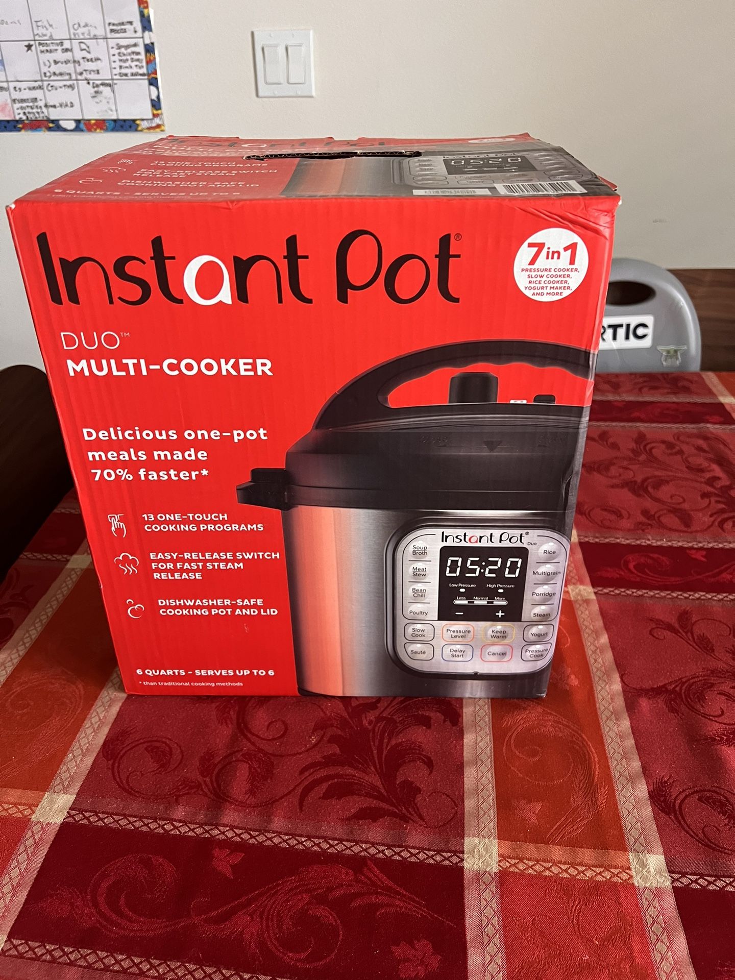 Insta pot DUO MULTI COOKER
