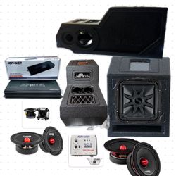 BASS PACKAGE INSTALLED CHEVY GMC CENTER CONSOLE KICKER L7 12”