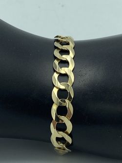 14kt Yellow Gold Curb Link Bracelet 8.5”