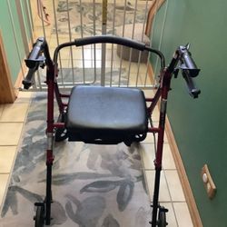 Drive Brand New Rollator, Light Weight, Extra Padded And Wide Seat, Hand Breaks, Storage Easy fold and go Plainfield, Illinois