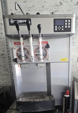 Stoelting Soft Serve Ice Cream Machine and Cup Dispenser Stand