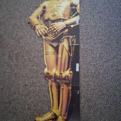 Star Wars, R2-D2 And C-3Po Promotional Stand-Up Flats 