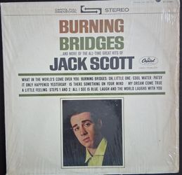 Jack Scott "Burning Bridges" 1964 Capitol Records Orig 1st Press ST 2035~EX/EX