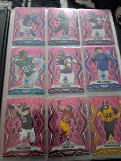 Football numbered cards