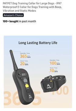 Dog Training Collar with beep/vibrate modes