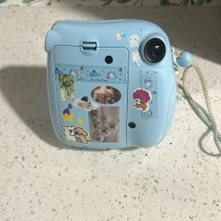 Fujifilm Instax Mini 7+ Instant Camera in light blue
