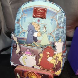 Loungefly Mini Backpack And Wallet