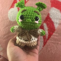 Crocheted Handmade Sherk
