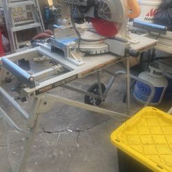 Ridgid Miter Saw Utility Vehicle With Chicago Miter Saw