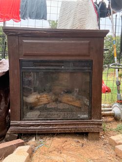 Large electric fiteplace/heater