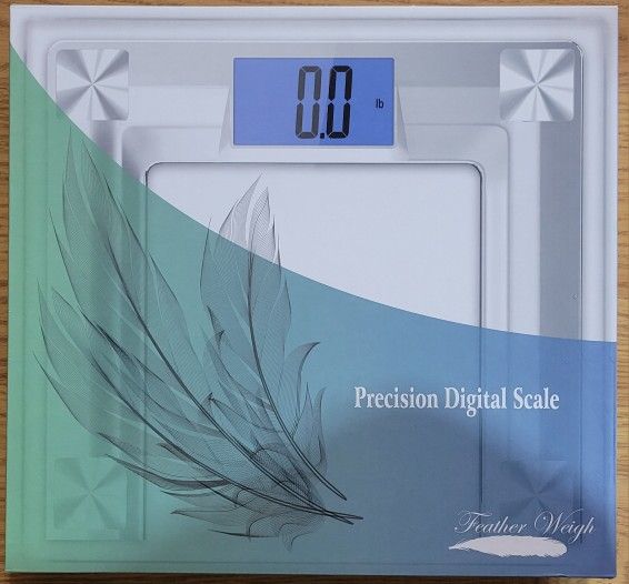 Digital Bathroom Scale, High Precision, 6mm Tempered Safety Glass, up to 400 lbs, brand new