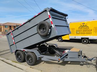 Dump trailer trailas