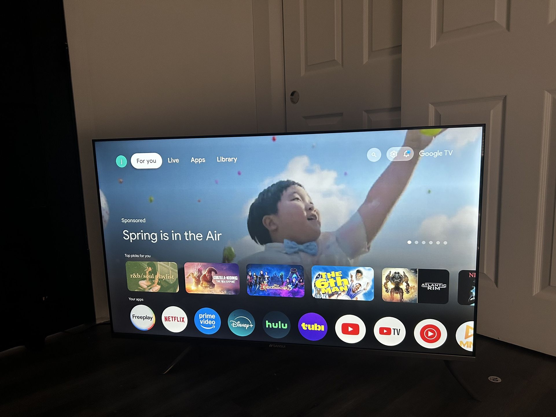 Sansui 55 Inch Flatscreen Smart Tv
