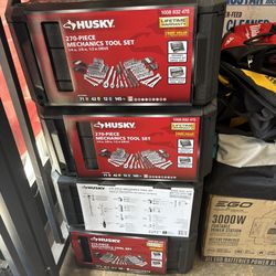 Husky Me Mechanical Tool Set 270 Pcs $180 Each Set