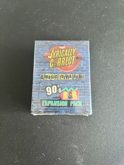 NEW Lyrically Correct 90's R&B Expansion Pack Music Trivia Card Game