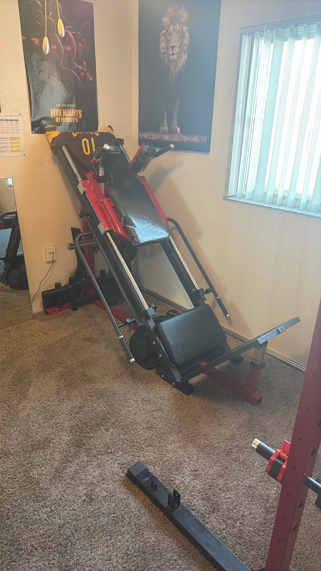 Leg press + Hack squat Exercise equipment
