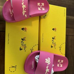 Off White Slides For Kids