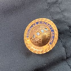 10k Douglas Air Pins And Ring