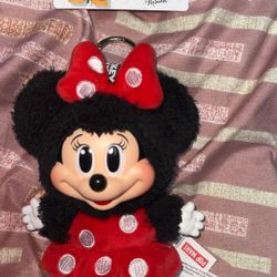  Pop Mart Minnie Mouse plush keychain