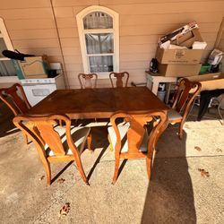 Dining Table 6 Chairs 