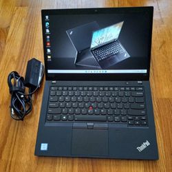 14 inches Lenovo ThinkPad T490 Laptop Win 11 Pro i5 G8 4-Cores @1.8Ghz RAM 16Gb SSD 256Gb Microsoft Office 2021 