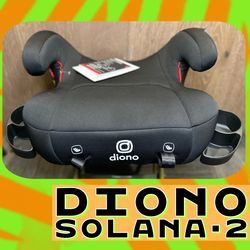 Backless Booster Car Seat (Solana2 in Black) From Diono