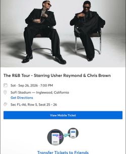 Chris Brown Usher Tickets
