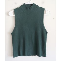 Madewell Sleeveless Teal Sweater Top - Size XL