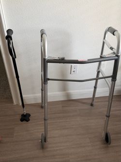 Walker and Cane Set