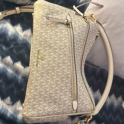 Bolsa Mk Color Beige Tenis Adisas Num 8 