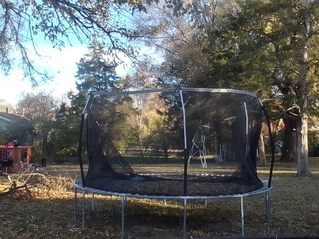 Trampoline With Net