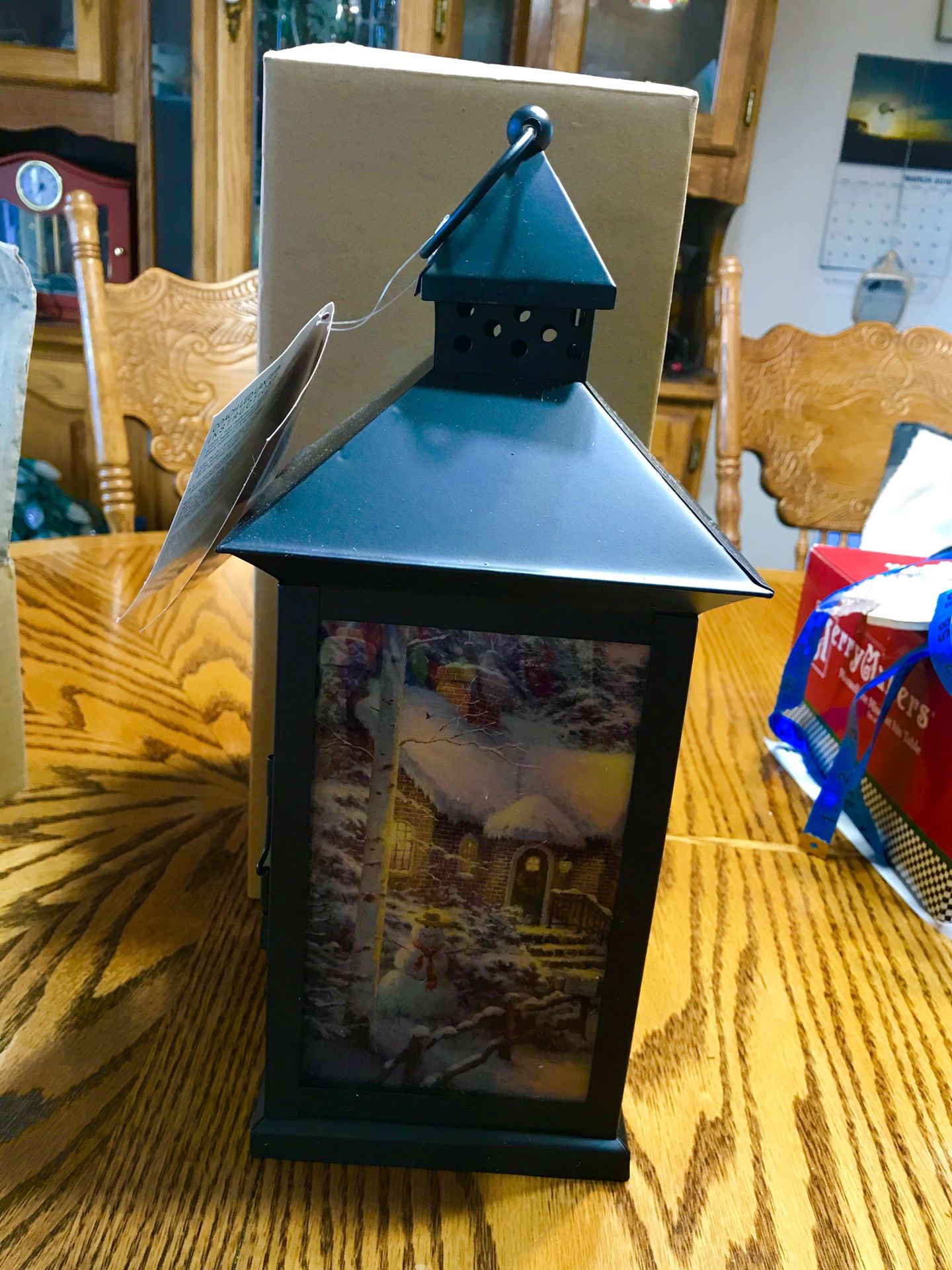 Thomas Kinkade Painter Light LED Lantern