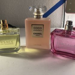 Versace And Chanel Coco Perfume Original 