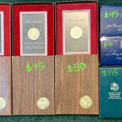 40% - 90% Silver Eisenhower Dollars 