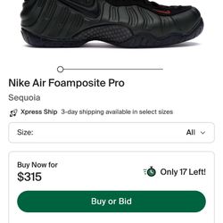 green And orange sequoia foamposites 