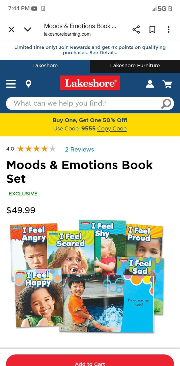 Mood & Emotion Books Lakeshore