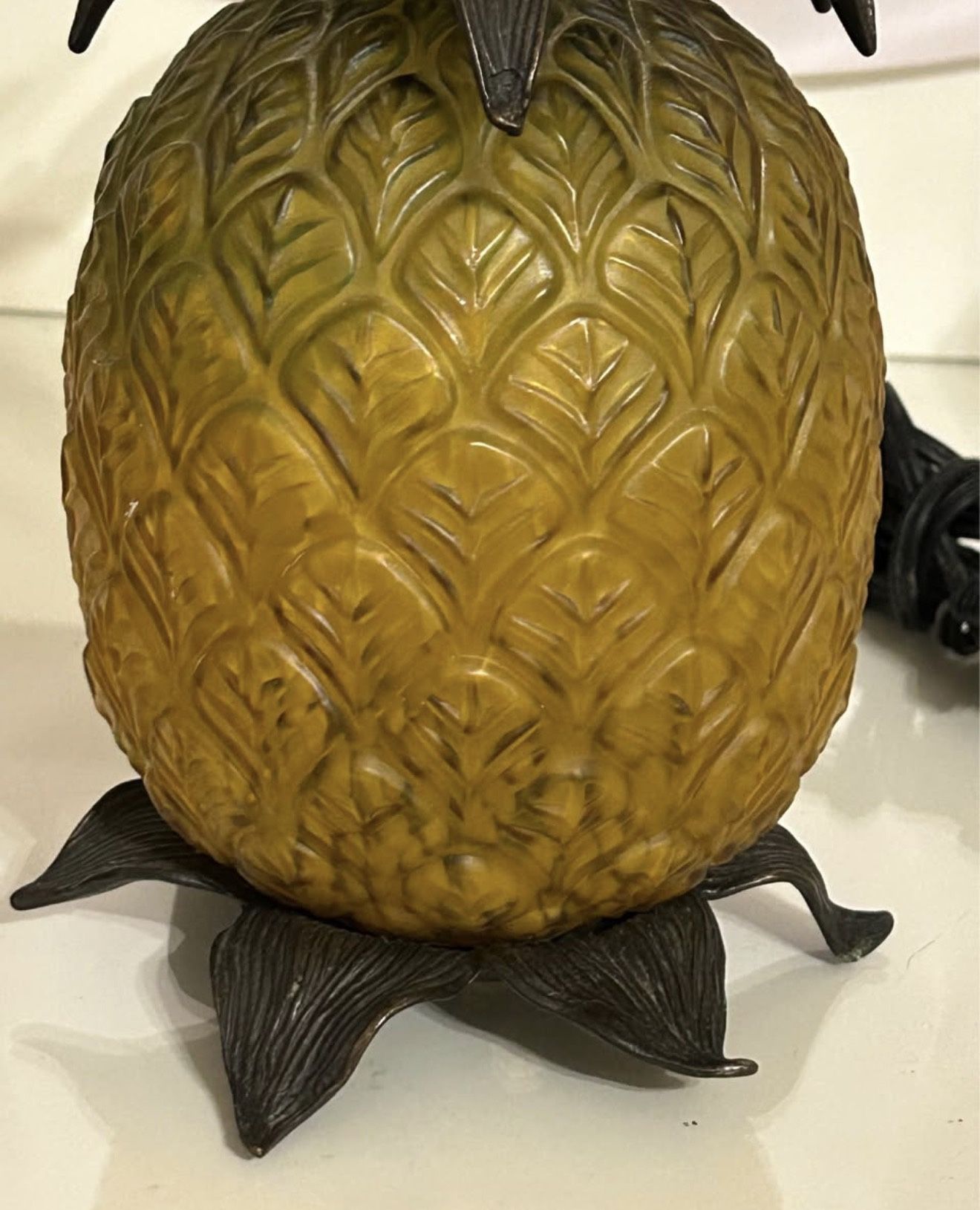 Vintage Decorative Pineapple Lamp from Andrea by Sadek