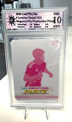 Leaf 2024 Leaf Collective Multi-Sport Lamine Yamal #PSB-103 Magenta Plate 1/1