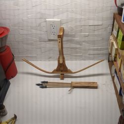 Novelty wooden crossbow prop