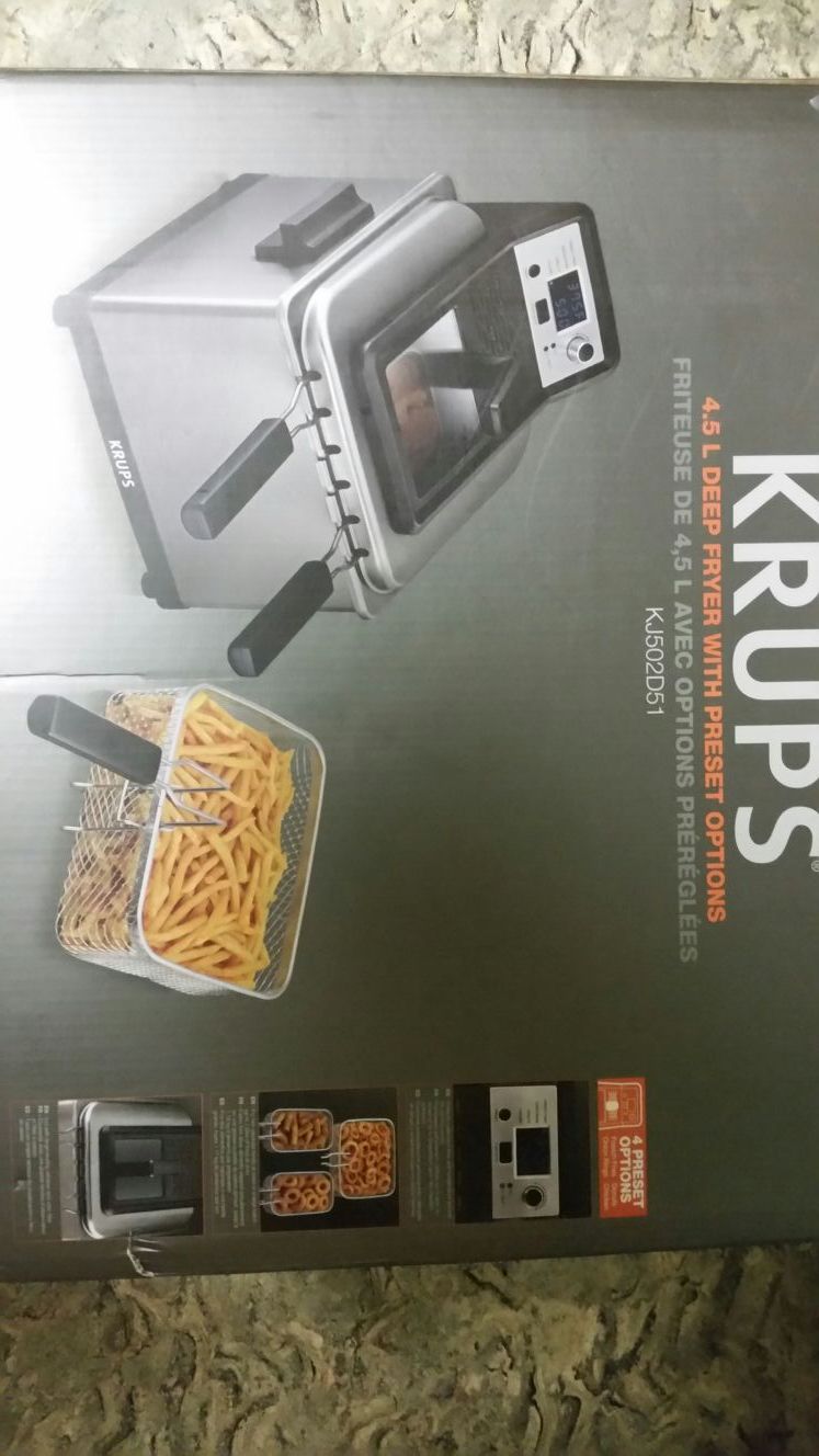 Krupps deep fryer