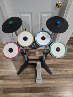 Xbox 360 Rock Band The Beatles Wireless Drum Set with Cymbals