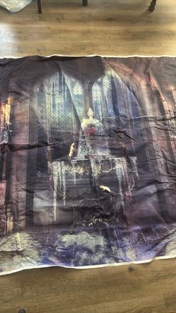 Gothic Fantasy Printed Fabric Panel