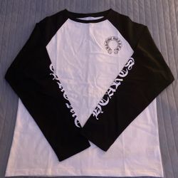 Black And White Chrome Hearts Shirt Size M