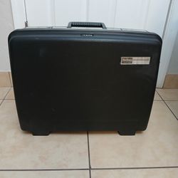 Vintage Delsey Suitcase Hardshell