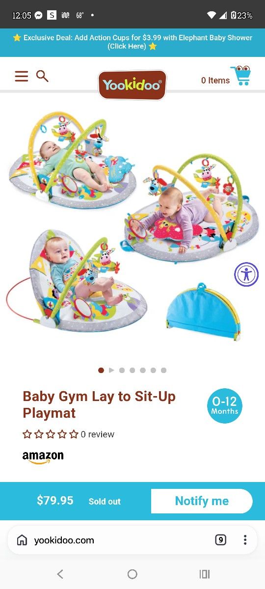 Yookidoo Baby Play Mat